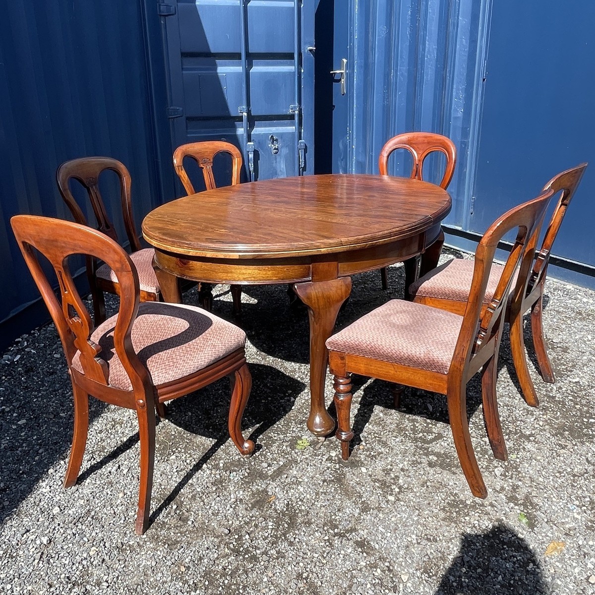 Antique Mahogany Dining Victorian Dining Room Set For Sale
