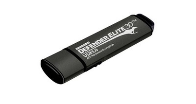 32GB Kanguru Defender Elite30 USB 3.0 Hardware Encrypted Flash Drive KDFE30-32G