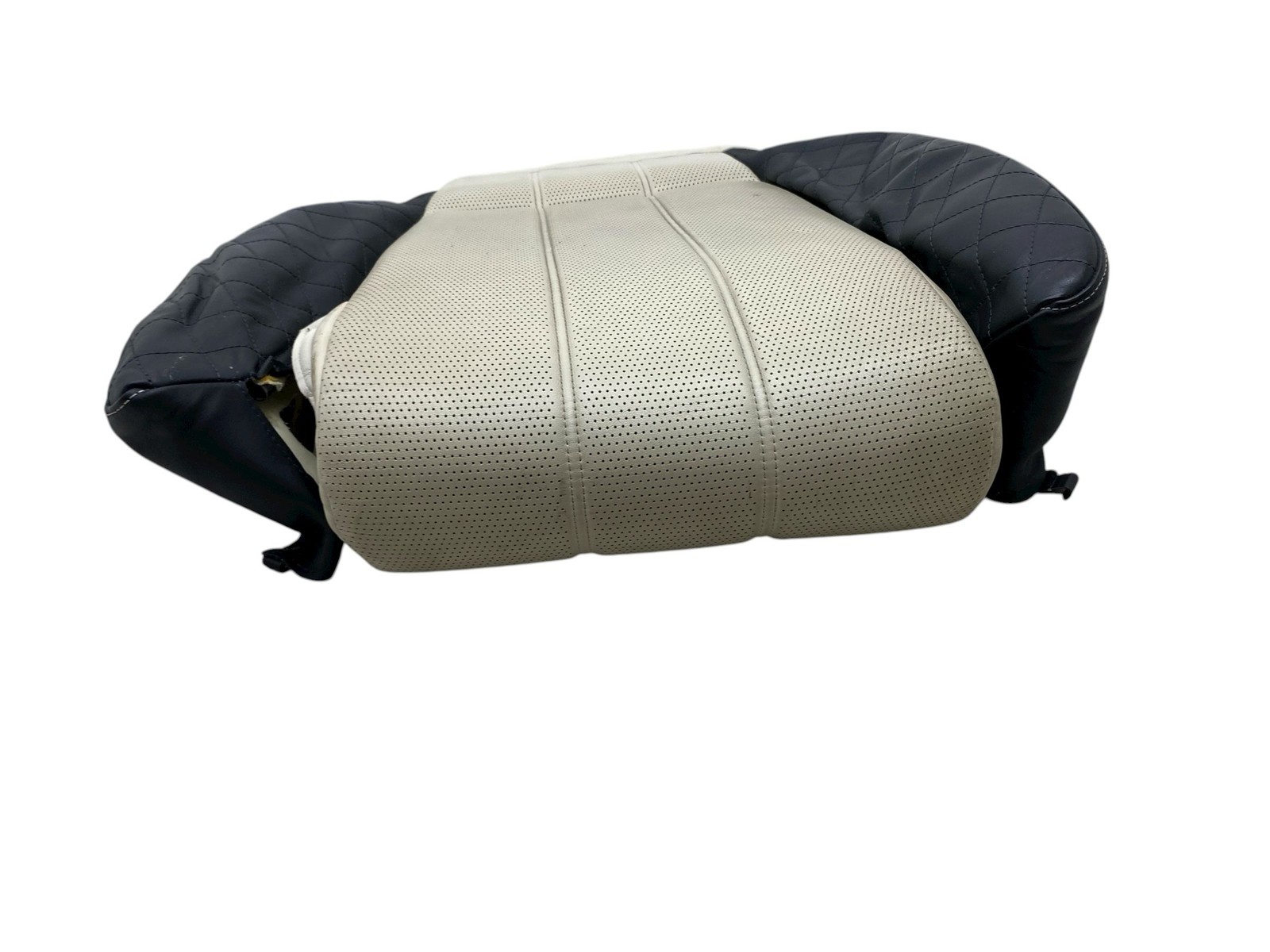 2016-2020 BENTLEY BENTAYGA FRONT LEFT DRIVER LOWER SEAT CUSHION BLACK & BEIGE