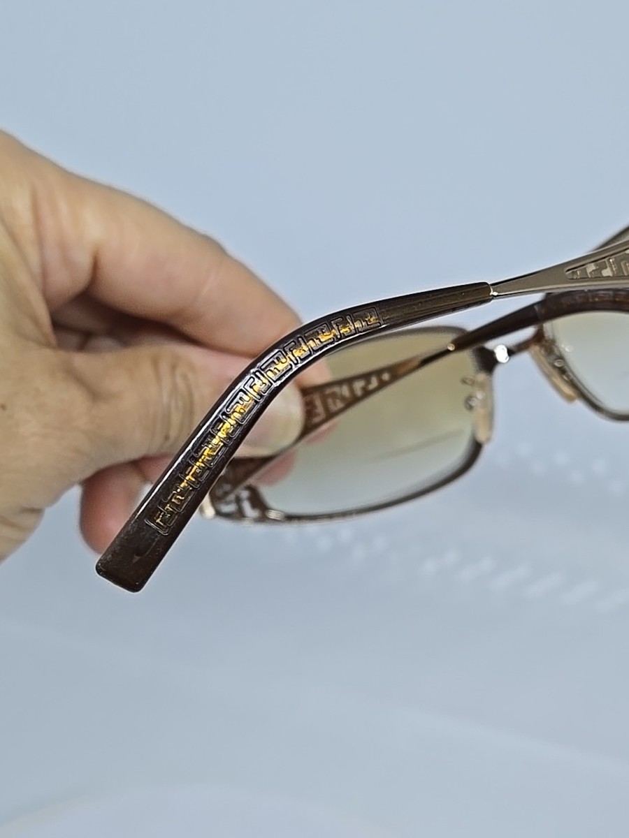 小物 FENDI Vintage Sunglasses SL7129 Italy Rare Vintage Fendi SL7129 Gold Tortois Original Italy