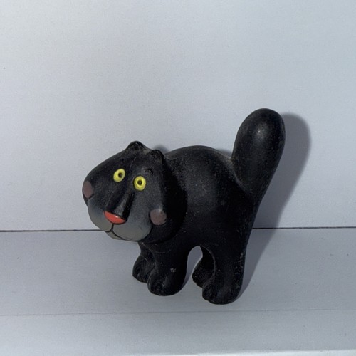 Statuina gatto nero finitura opaca 1,25” piccola e carina - Foto 1 di 6
