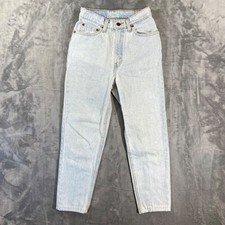 Vintage Levi's 512 Tapered Jeans Women's Size 7S Light Blue Light Wash Denim