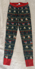 Hanna Andersson Xmas Mandalorian Yoda Star Wars Holiday Jogger PJ Pants Women S