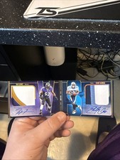 2025 Panini Silhouette VS 1On1 Booklet Auto Ray Lewis Eddie George 12/25