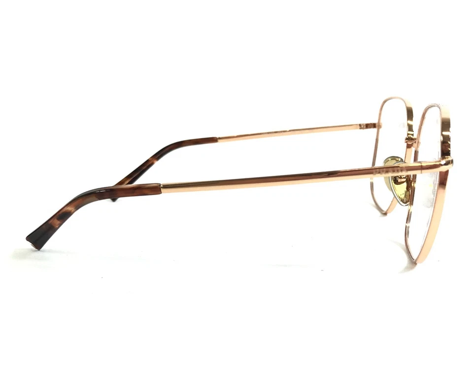 Prada Eyeglasses Frames VPRA59 ZVF-1O1 Rose Gold Square Wire Rim 53-17-135 - Image 4 of 4