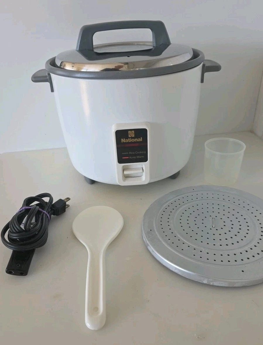 National Rice-O-Mat 10 cup Rice Cooker Steamer SR-W18FN TESTED
