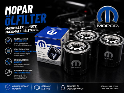Ölfilter Ölfilterhöhe 101,39mm  04884899AC MO-899  (MOPAR) 3 STÜCK