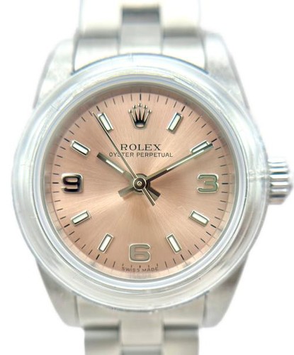 ROLEX Oyster Perpetual 24 Ref:76080 Pink Dial 76080 #011