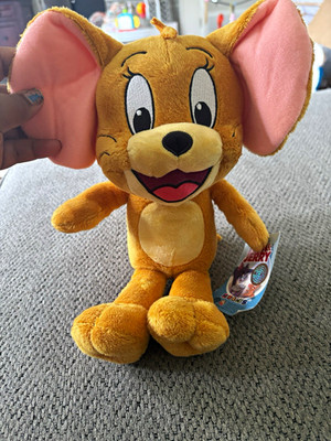 Tom & Jerry Jerry HUGKIS Plush Stuffed Animal WB Warner Bros w/ Hang tagSoft Toy