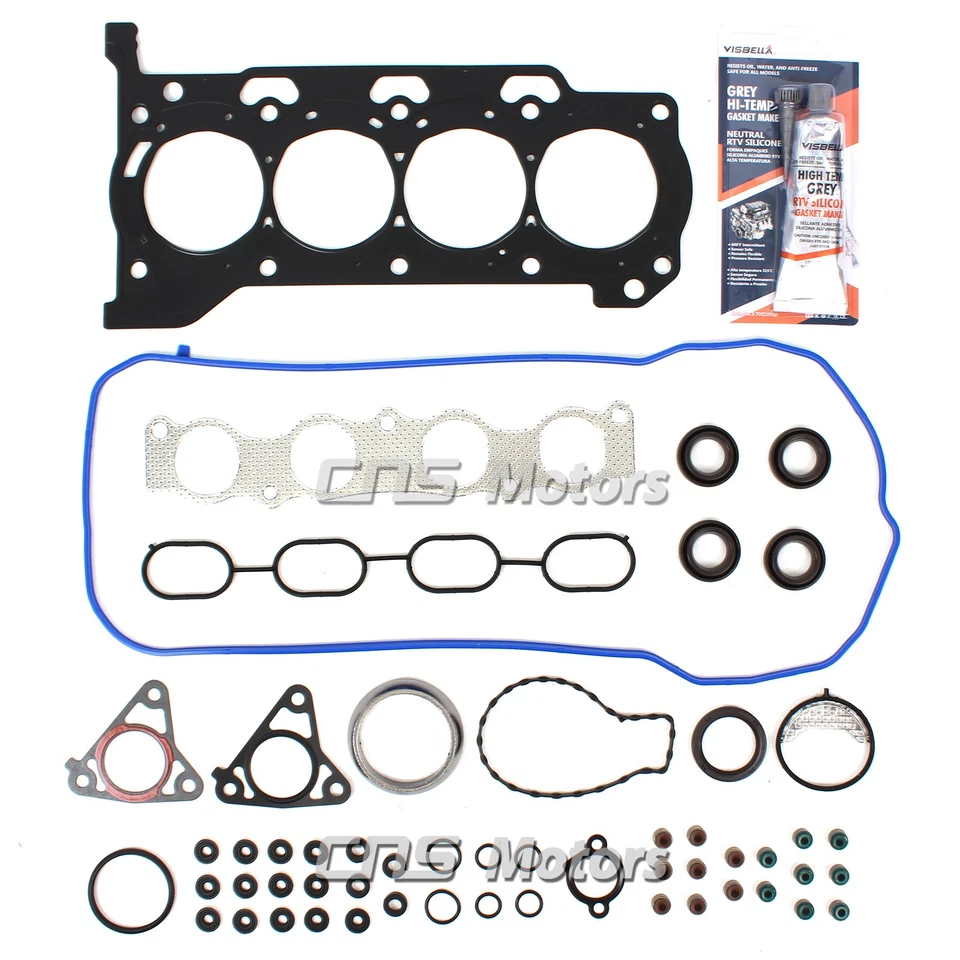 Head Gasket Set For 08-16 Toyota Corolla Matrix Scion xD Pontiac 1.8L 2ZRFE Foto 2 de 3