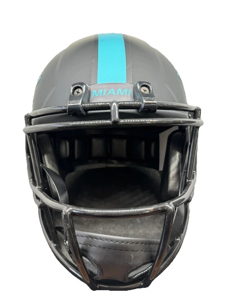 Casco de velocidad Schwartz firmado por Dan Marino Miami Dolphins Eclipse tamaño completo certificado de autenticidad Foto 3 de 4