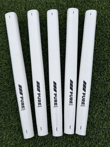 PURE Midsize White NEW Putter Grip. Lot Of 5 Grips!