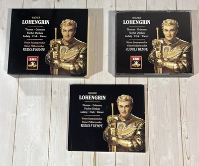WAGNER: Lohengrin - Thomas /Grummer / Fischer - 1986 EMI 3 CD Set With Booklet