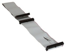 18 Inch Universal 34-Pin Floppy Drive Ribbon Cable for 3.5 Drives Vintage