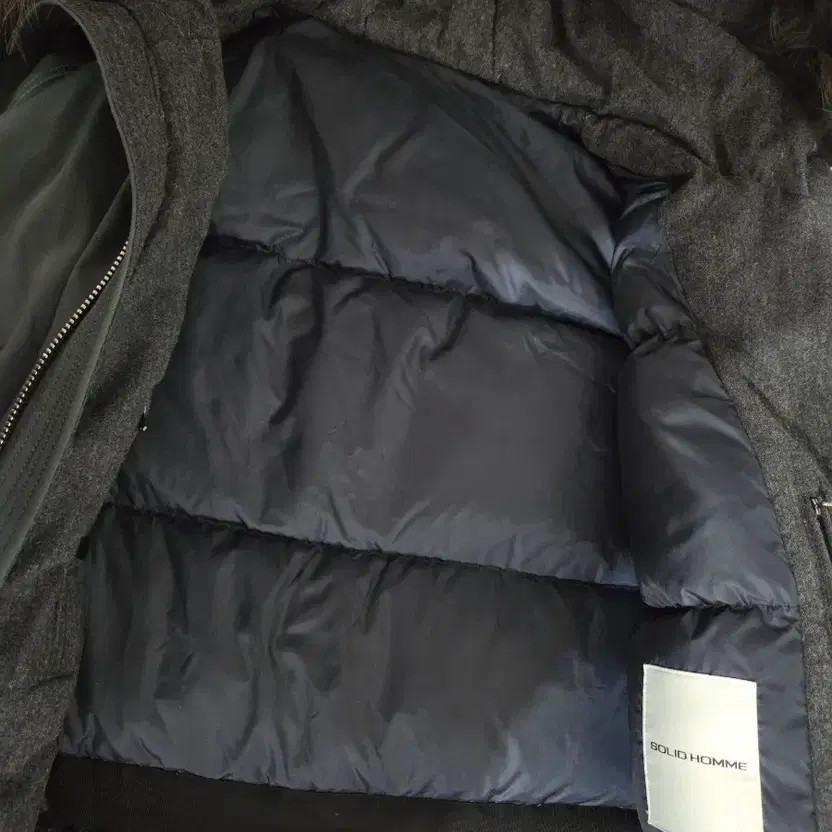 Solid Homme Goose Down Puffer Jacket - Size 110 - image 11