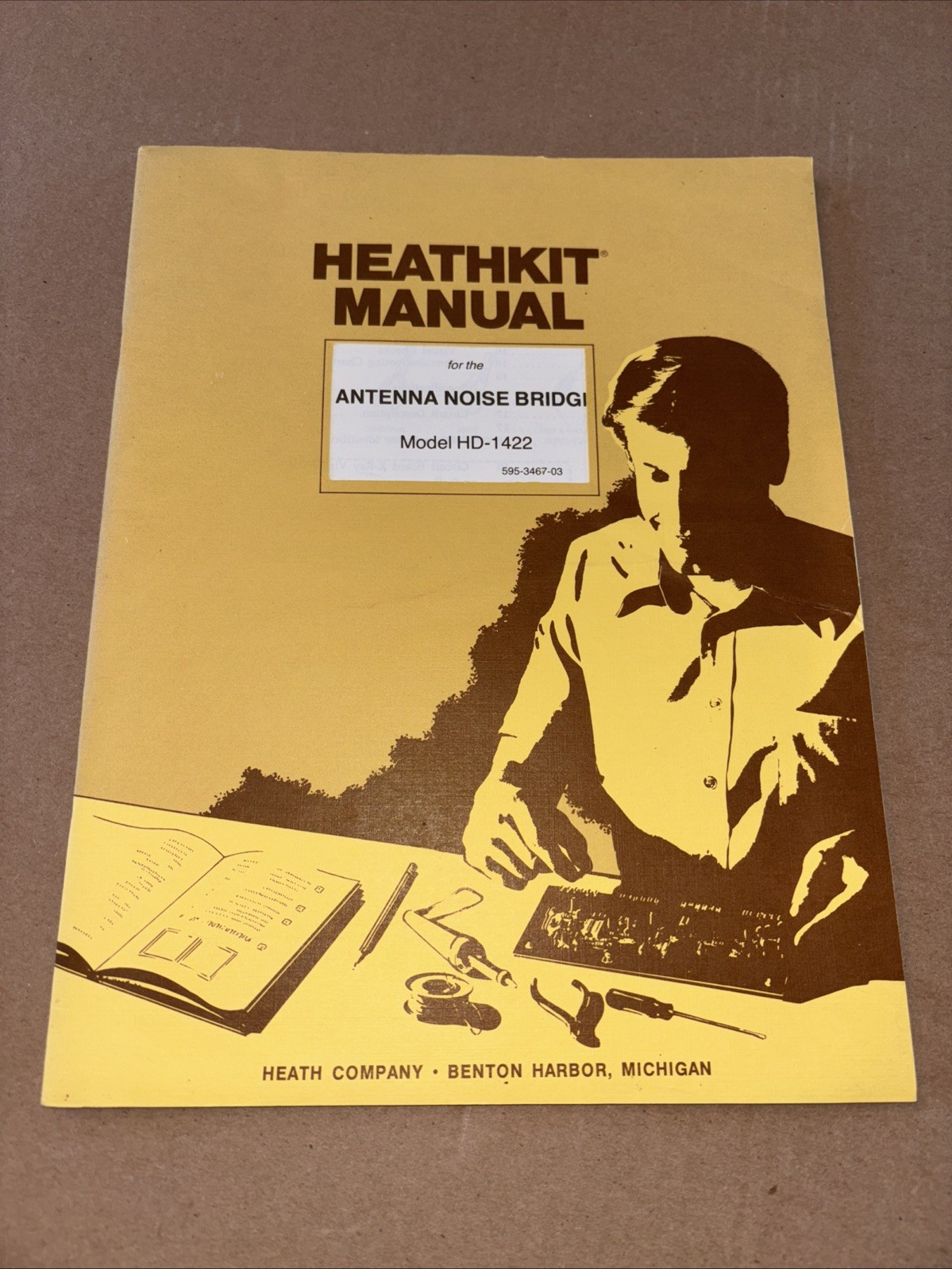 Heathkit Manual - HD-1422 Antenna Noise Bridge - Vintage Original LOC F