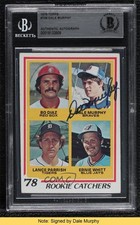BAS 1978 Topps Rookie Catchers Bo Diaz Dale Murphy #708 BGS Authentic READ 0q3