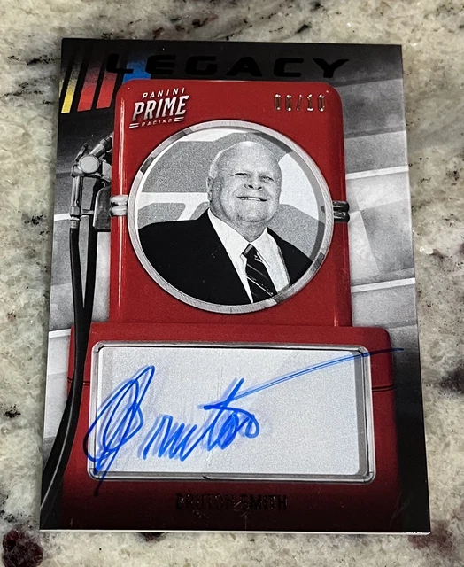 2019 Panini Prime Racing Legacy Bruton Smith Auto No. HOF-BS #’D 6/10