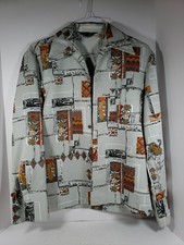 Vintage Triumph of California Long Sleeve Button Up Shirt,Size J, SEE DESCRIP.