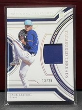 Jack Leiter /25 2024 Panini National Treasures Treasured Threads RC Patch SSP