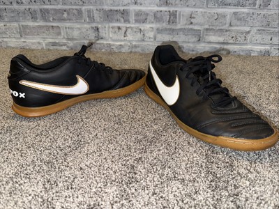Nike TiempoX 819234-010 Black Gum Bottom Shoes Men's 12
