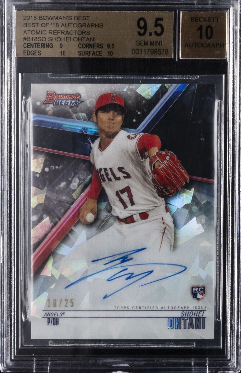 2018 Bowman's Best - Best of 2018 Autographs Shohei Ohtani #B18-SO