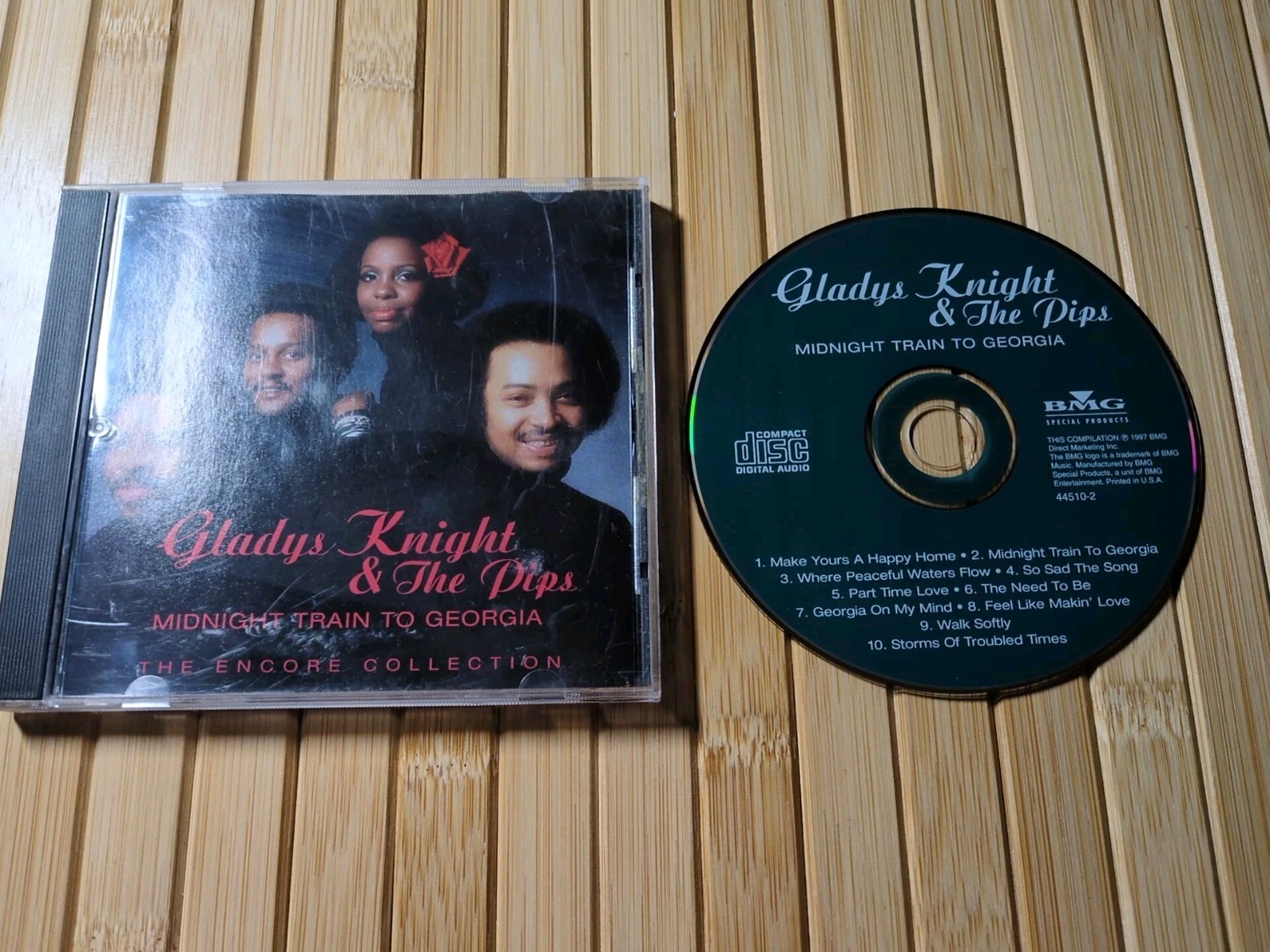 Gladys Knight & The Pips - Midnight Train To Georgia CD 1997 Good Condition