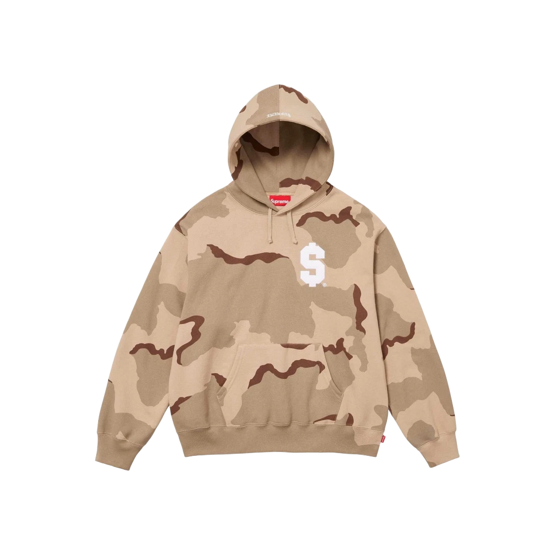 Sweat à capuche Supreme $ camouflage désert   24SS