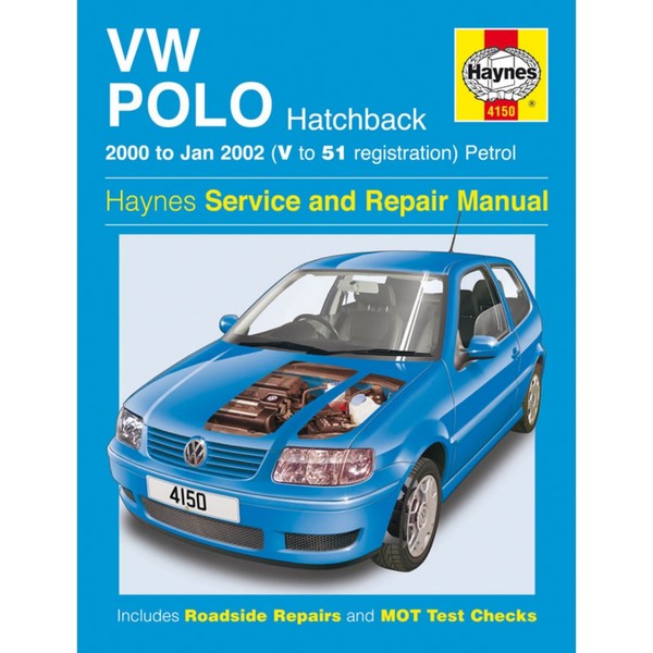 VW Polo FließHeck Benziner Typ 6N 9N 2000-01.2002 Reparaturanleitung Haynes-image