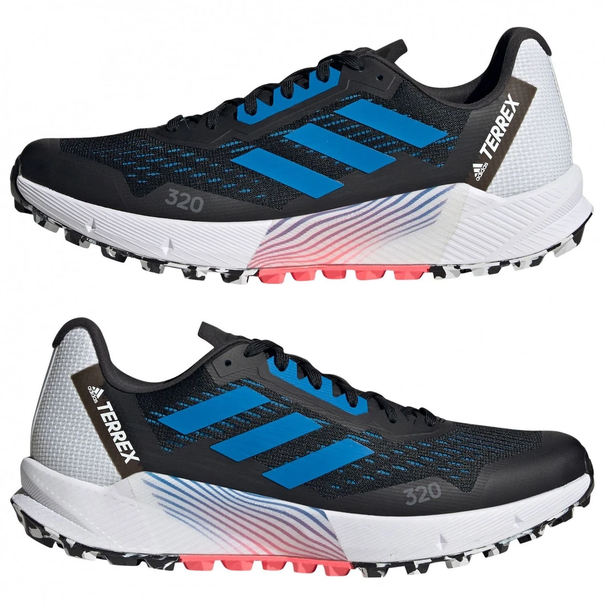 Adidas Men 13 Running Shoes Blue Terrex Agravic Flow Lightweight Cushioned Trail Amazon.com | adidas Agravic Flow 2.0 Gore-TEX Trail Running  main image 2