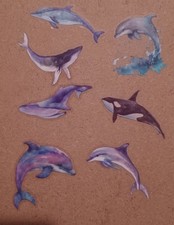 Sealife Themed Stickers - Lot of 7