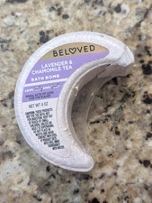 Beloved Lavender  Chamomile Bath Bomb Moon Shaped 4 oz