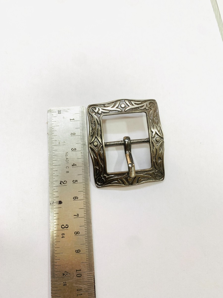 Lot De 10 Boucles De Ceinture Western Argent Antique - 25mm - Craft By Universal
