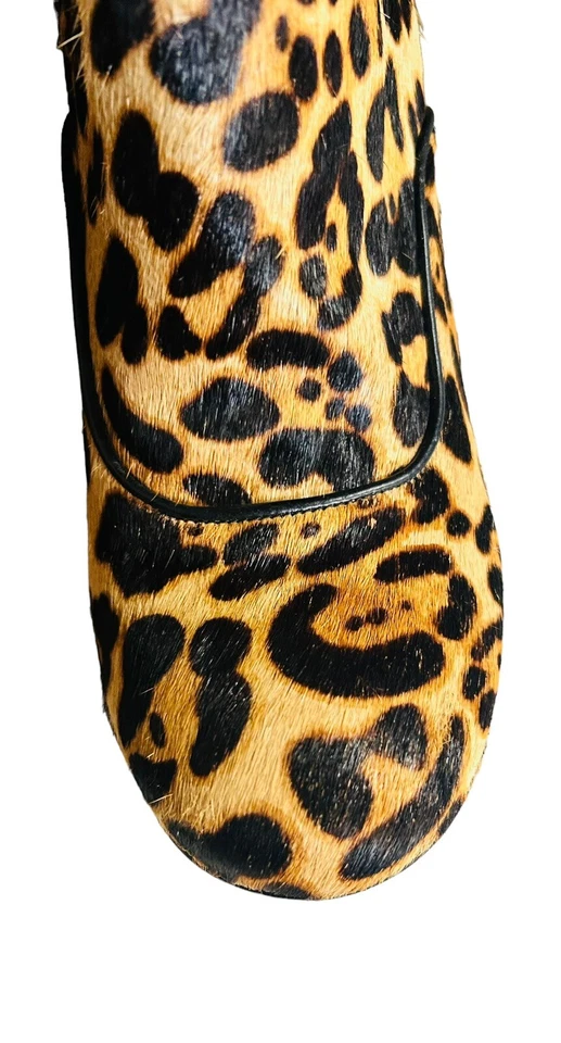 Rockport Adiprene By Adidas Women's Leather Pony Hair Leopard Print Boots Sz9.5 - Image 4 of 4
