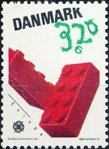 Denmark #Mi950 MNH 1989 Lego Bricks [871] - 第 1/1 張圖片