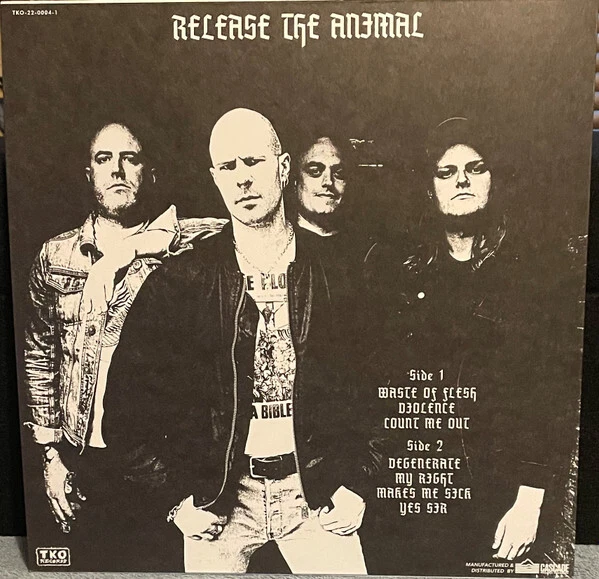 TYRANT Release The Animal LP White /100 Blitz Rixe Chisel Mess Templars Lock Jaw - Image 3 of 4