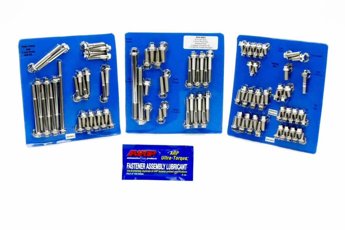 ARP 554-9601 Engine and Accessory Fastener Kit, Hex Head