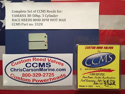 CCMS Yamaha Racing Outboard Reed Reeds 30-50hp 3 Cylinder PN332R | eBay ...