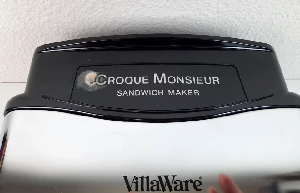 Villaware Non-Stick Croque Monsieur Sandwich Maker Model 5625, Tested Working - Image 2 of 4