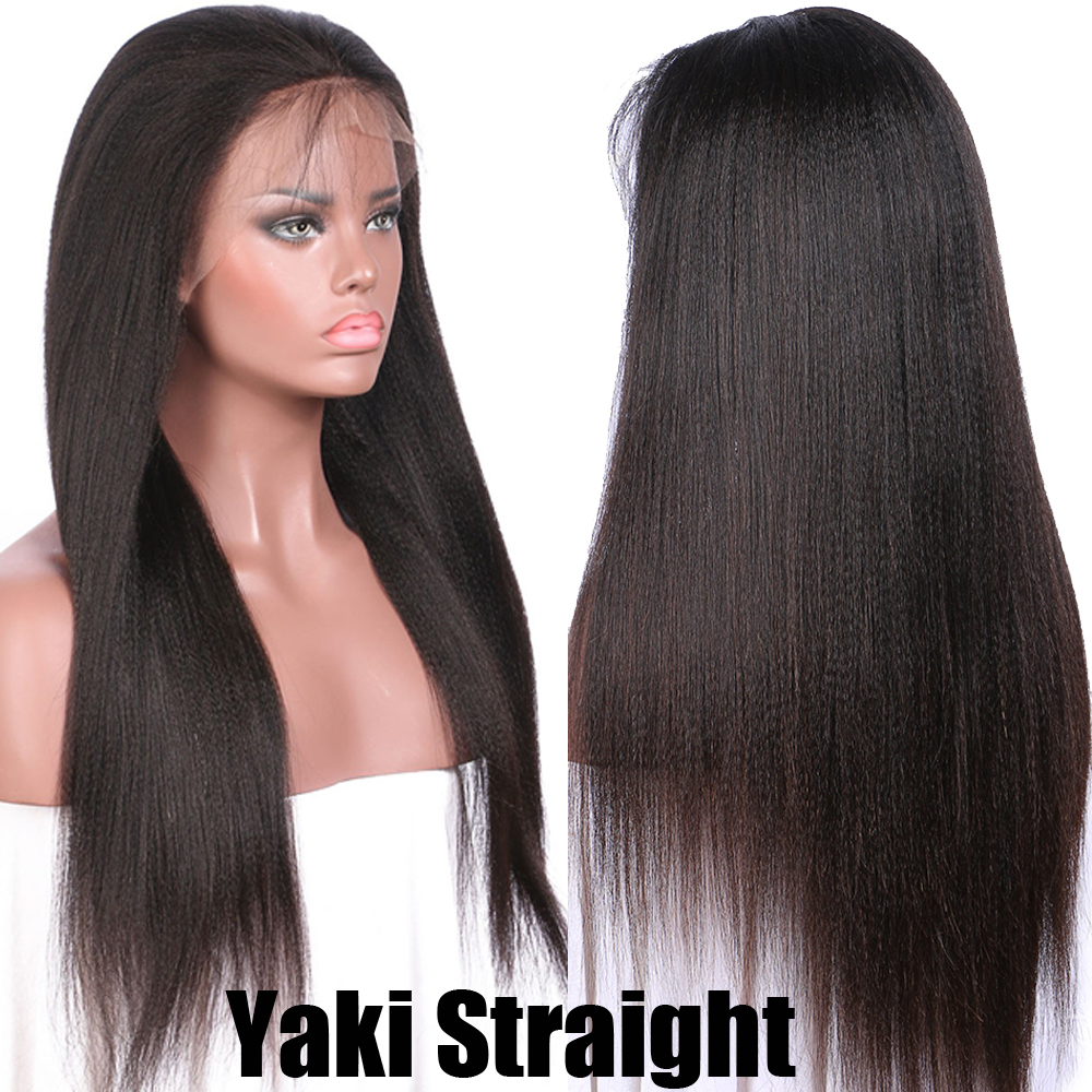 100 Indian Human Hair Lace Front Wigs Glueless 360 Full Lace Wig Pre