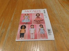 McCalls Crafts Doll Clothes Pattern M7583 - U...