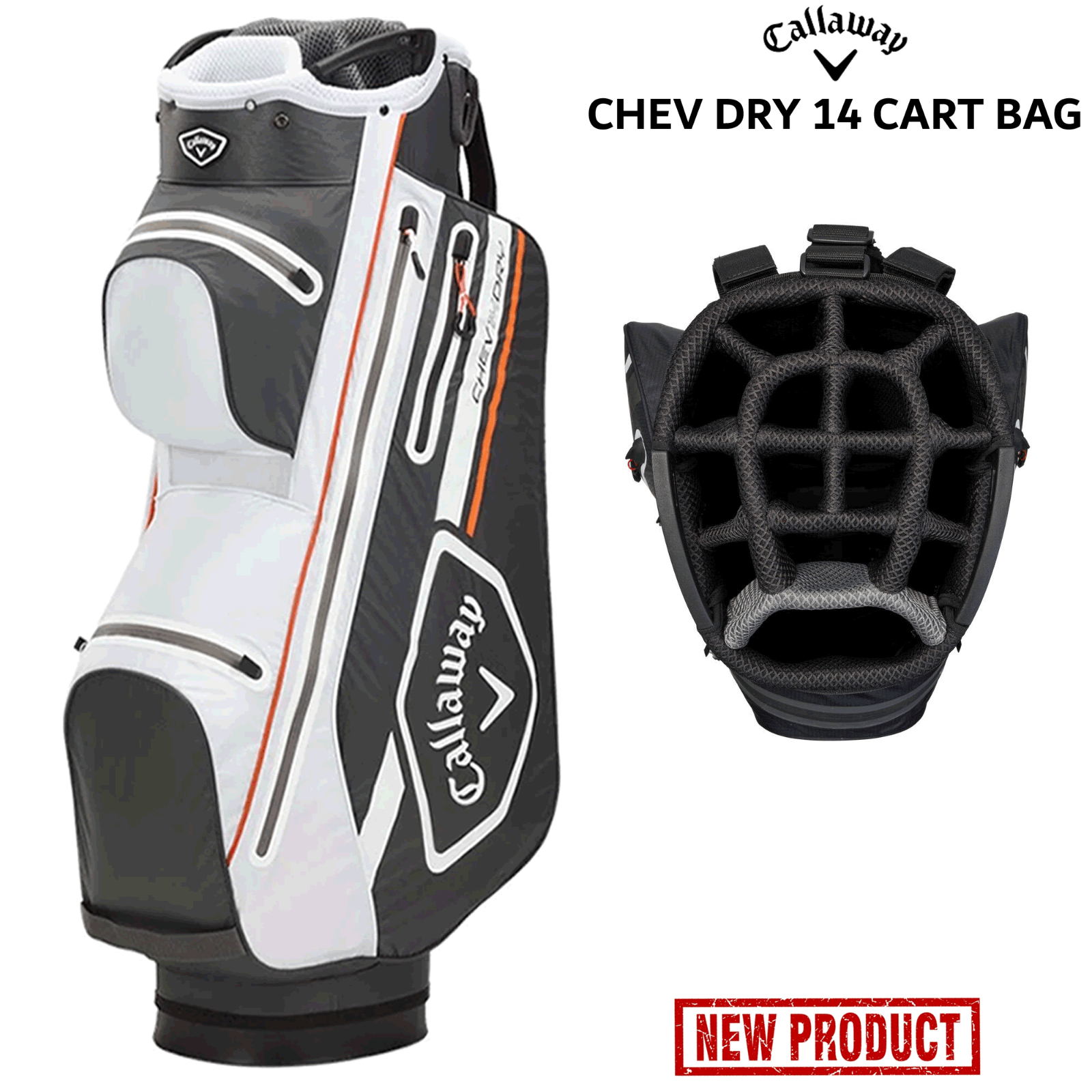 CALLAWAY CHEV DRY 14 CART BAG WATERPROOF GOLF BAG CALLAWAY TROLLEY BAG NEW 2021 eBay