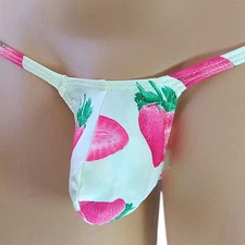 K403 P String Thong Grape Smugglers Contoured Pouch Strawberry Penguin Maple