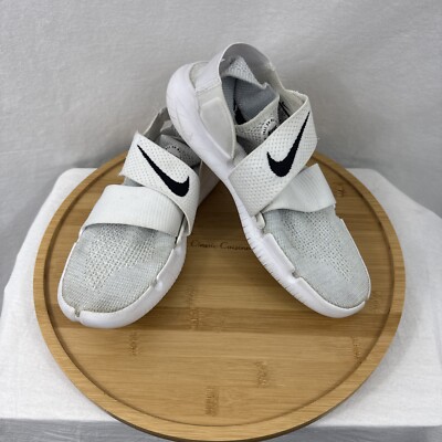 Nike Free RN Motion Flyknit 2018 White  Women's Sz 9 Running Shoes 942841-001