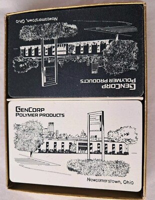 c1970 GenCorp Polymer Newcomerstown Ohio Vintage Playing Card Deck Set ...