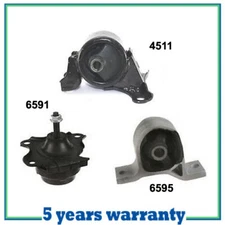 M185 Engine Motor & Trans Mount For 01-05 Honda Civic 1.7L Front 3PCS For Auto