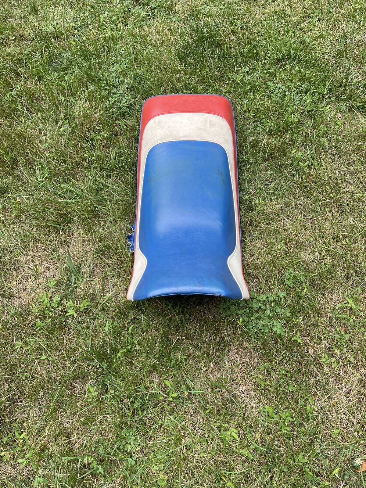 Yamaha Banshee Oem Cascade Seat Tank Grille Red White and Blue Combo