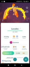  Pokémon GO NON shiny Lavados dynamax 