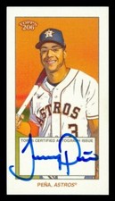 2023 TOPPS T206 HIGH SERIES JEREMY PENA AUTO ON CARD