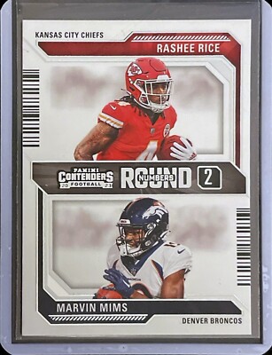 Rashee Rice / Marvin Mims - Rookie - 2023 Panini Contenders Football #12